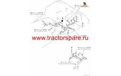 Komatsu 17M--06-21410 - WIRING HARNESS