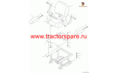FRAME,FRAME,(FOR REAR ATTACHMENT),FRAME,(FOR REAR ATTACHMENT) (D37P)