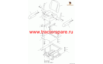 FRAME,FRAME,(FOR REAR ATTACHMENT),FRAME,(FOR REAR ATTACHMENT) (D37P)