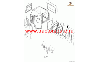 Komatsu 198--Z11-4810 - SASH FRAME,SASH FRAME,LH Komatsu 198--Z11-4810 - SASH FRAME,SASH FRAME,LH