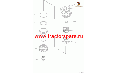 Komatsu 600--311-9921 - CASE,HOUSING,ЇЗМЕ Komatsu 600--311-9921 - CASE,HOUSING,ЇЗМЕ