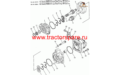 Komatsu 705--52-30170 - PUMP ASS'Y Komatsu 705--52-30170 - PUMP ASS'Y