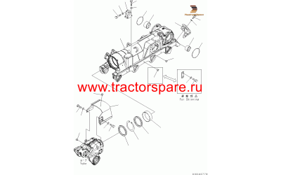 Komatsu 198--30-68113 - TRACK FRAME,LH Komatsu 198--30-68113 - TRACK FRAME,LH