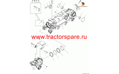 Komatsu 198--30-68123 - TRACK FRAME Komatsu 198--30-68123 - TRACK FRAME