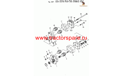 Komatsu 074-29-71300 - PUMP ASS'Y,(FAL 028) Komatsu 074-29-71300 - PUMP ASS'Y,(FAL 028)