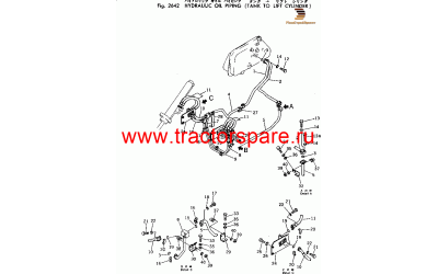 Komatsu 071-18-00605 - HOSE,(FOR ANGLE AND STRAIGHT TILT) Komatsu 071-18-00605 - HOSE,(FOR ANGLE AND STRAIGHT TILT)