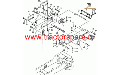 BRACKET,(FOR VEHICLE INSPECTORIAL)