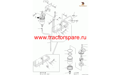 Komatsu 600--311-9911 - COVER, HEAD,COVER,HEAD