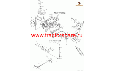 Komatsu 14X--43-22990 - LEVER ASS'Y