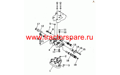 VALVE ASS'Y,VALVE ASS'Y,CONTROL VALVE ASS'Y,VALVE ASS'Y,CONTROL