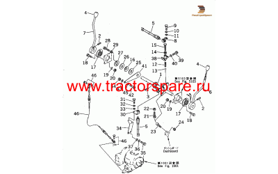 Komatsu 20Y--06-16830 - KNOB,SWITCH,KNOB,SWITCH¤ VIBRATION STOP