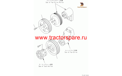 PULLEY,PULLEY (WITH AIR CONDITIONER) (OPTIONAL),PULLEY, ACCESSORY DRIVE,PULLEY, FAN DRIVE,PULLEY, TWO GROOVE,PULLEY,AIR CONDITIONER,PULLEY,AIRCONDITIONER