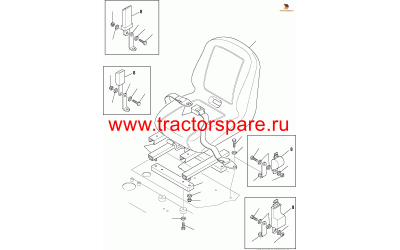 OPERATOR SEAT ASSEMBLY,OPERATOR'S SEAT A,OPERATOR'S SEAT, ASSEMBLY,OPERATOR'S SEAT, ASSY
