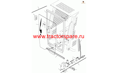 HOOK,PIN, M10 LATCH - TYPE 1 ROPS,PIN, M10 LATCH TYPE 1 ROPS