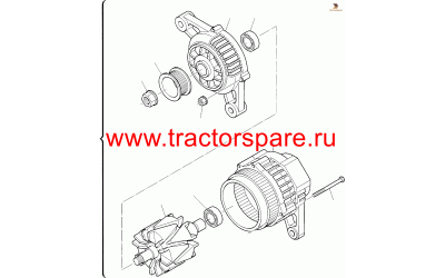 COIL ASSY,FIELD,REAR SUPPORT