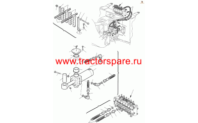 Komatsu 395-005010 - BOOM SWING CYLINDER ASSY, LH Komatsu 395-005010 - BOOM SWING CYLINDER ASSY, LH