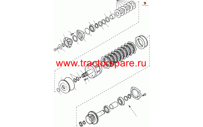 Komatsu CA0-139344 - FLANGE,FRONT FLANGE Komatsu CA0-139344 - FLANGE,FRONT FLANGE