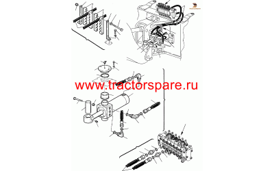 BOOM SWING CYLINDER ASSY, LH,LH BOOM SWING CYLINDER ASSEMBLY