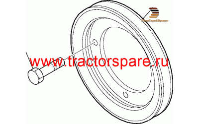 Komatsu EA5-04083372 - PULLEY