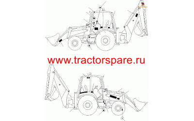 KIT, WB91R-2 BASIC STICKER,KIT, WB97R-2 BASIC STICKER