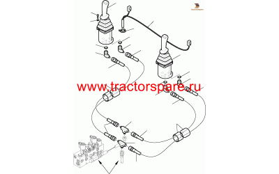 WIRING HARNESS,WIRING HARNESS, SIDE DIGGING BOOM CONTROL LINE