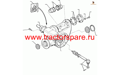 STEERING CYLINDER, ASSY