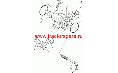 FRONT AXLE 4WD, ASSY