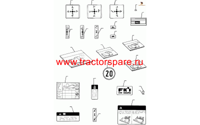 MARK PLATE KIT (WB97R) MARK PLATE KIT (WB97R)