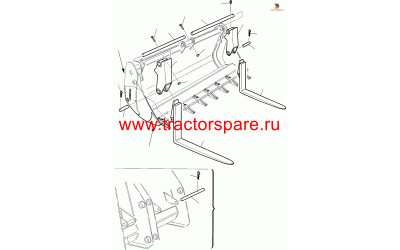 BUCKET 4 IN 1 WITH FORK, ASSY