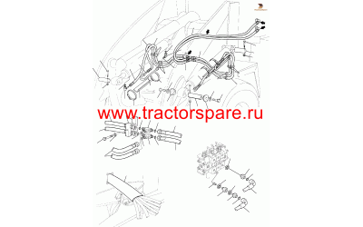 Komatsu 392-431038 - HOSE Komatsu 392-431038 - HOSE