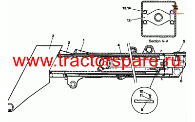 THREE SECTION BOOM GROUP