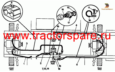 HYDRAULIC PIPING GROUP - STEERING