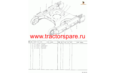 FRAME AS-UNDERCARRIAGE