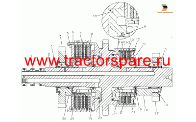 CLUTCH,CLUTCH GP,TRANSMISSION ARRANGEMENT CLUTCH,CLUTCH GP,TRANSMISSION ARRANGEMENT