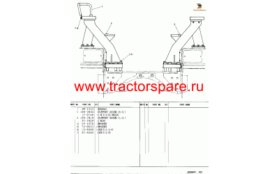 MOUNTING GP-ROPS,R.O.P.S. MOUNTING,ROPS MOUNTING GROUP