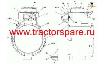 CASE & PARTS GP-PLANETARY,PART AND CASE,TRANSMISSION PARTS AND CASE GROUP