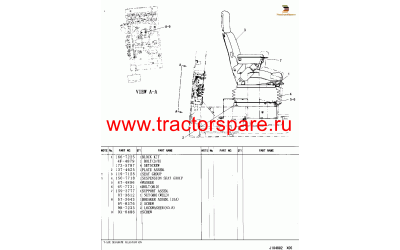 SEAT AND MOUNTING,SEAT GP