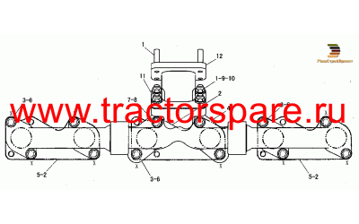 EXHAUST MANIFOLD GROUP,MANIFOLD GP-EXHAUST