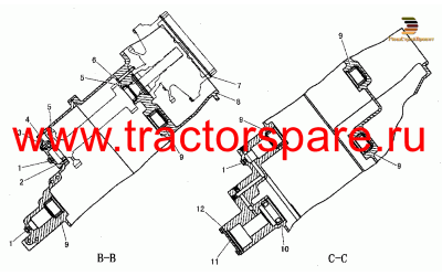 CASE & PARTS GP-PLANETARY,TRANSMISSION PARTS AND CASE