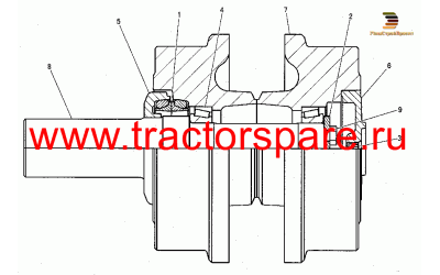 CARRIER ROLLER GP,CARRIER ROLLER GROUP,ROLLER GP-TRACK CARRIER