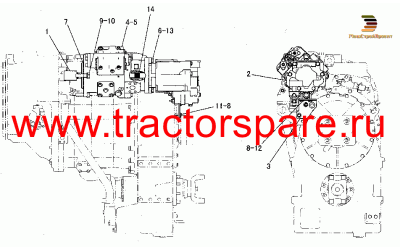 HYDRAULIC PUMP AND MOUNTING GROUP,PUMP & MTG GP-HYDRAULIC,PUMP AND MOUNTING GROUP