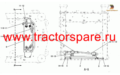 AXLE OIL COOLER MOUNTING GROUP,MOUNTING GP-AXLE OIL COOLER