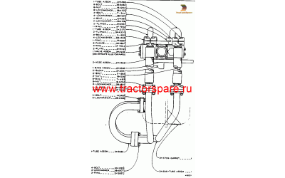 SUPPLY LINES AND VALVE GROUP