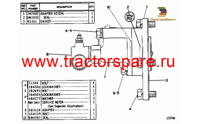 SERVICE METER AND TACHOMETER DRIVE,SERVICE METER AND TACHOMETER DRIVE GROUP