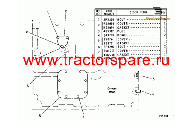 COVER GP,COVER GP-CYLINDER BLOCK