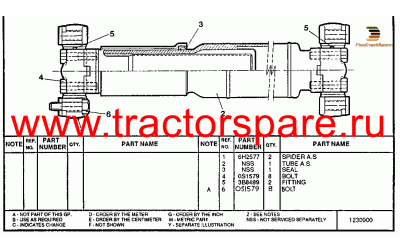 JOINT GROUP,JOINT GROUP (TRANSFER GEARBOX TO CENTRE DRIVEN AXLE)