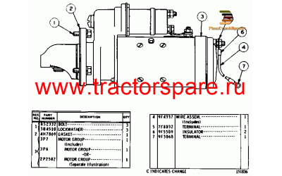 ELECTRIC STARTING MOTOR GROUP,ELECTRIC STARTING MOTOR GROUP-24 VOLT,STARTING MOTOR,STARTING MOTOR GROUP
