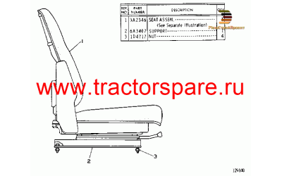 SEAT GROUP,SUSPENDED SEAT GROUP,SUSPENSION SEAT GROUP