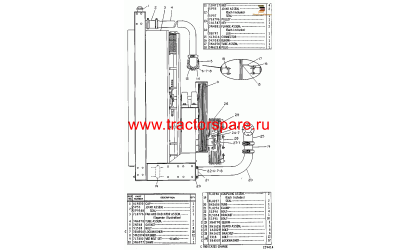 RADIATOR AND FAN DRIVE GROUP,RADIATOR AND FAN DRIVE GROUP-BLOWER-52 DEGREES C