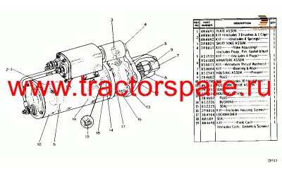 3P0006 ELECTRIC STARTING MOTOR GROUP,ELECTRIC STARTING MOTOR GROUP,STARTING MOTOR GP-ELECTRIC